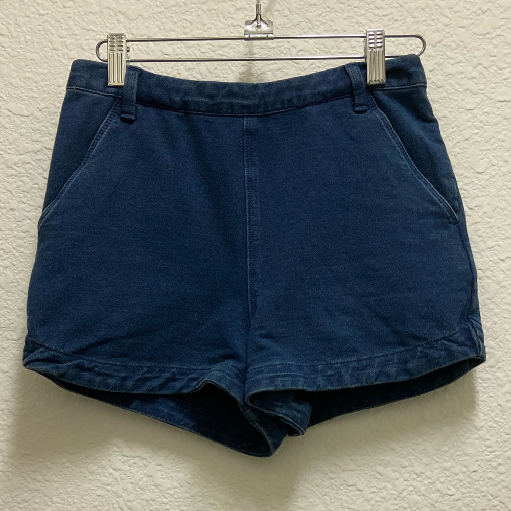 BRAND NEW Dark Wash High Waisted Denim Shorts